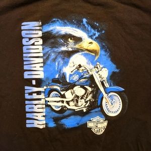 Harley Davidson eagle motorcycle shirt L